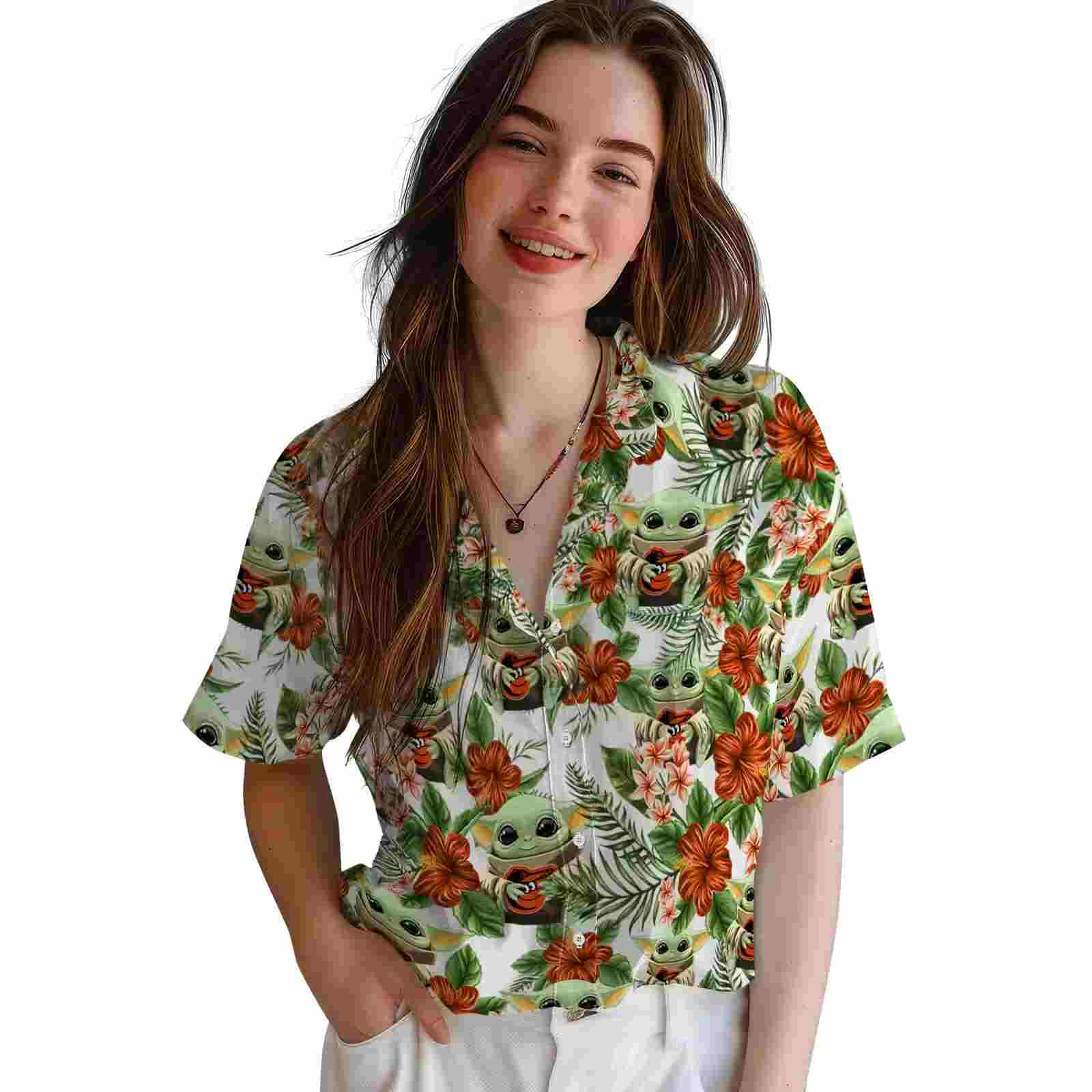 baltimore orioles tropical yoda green hawaiian shirt latest model