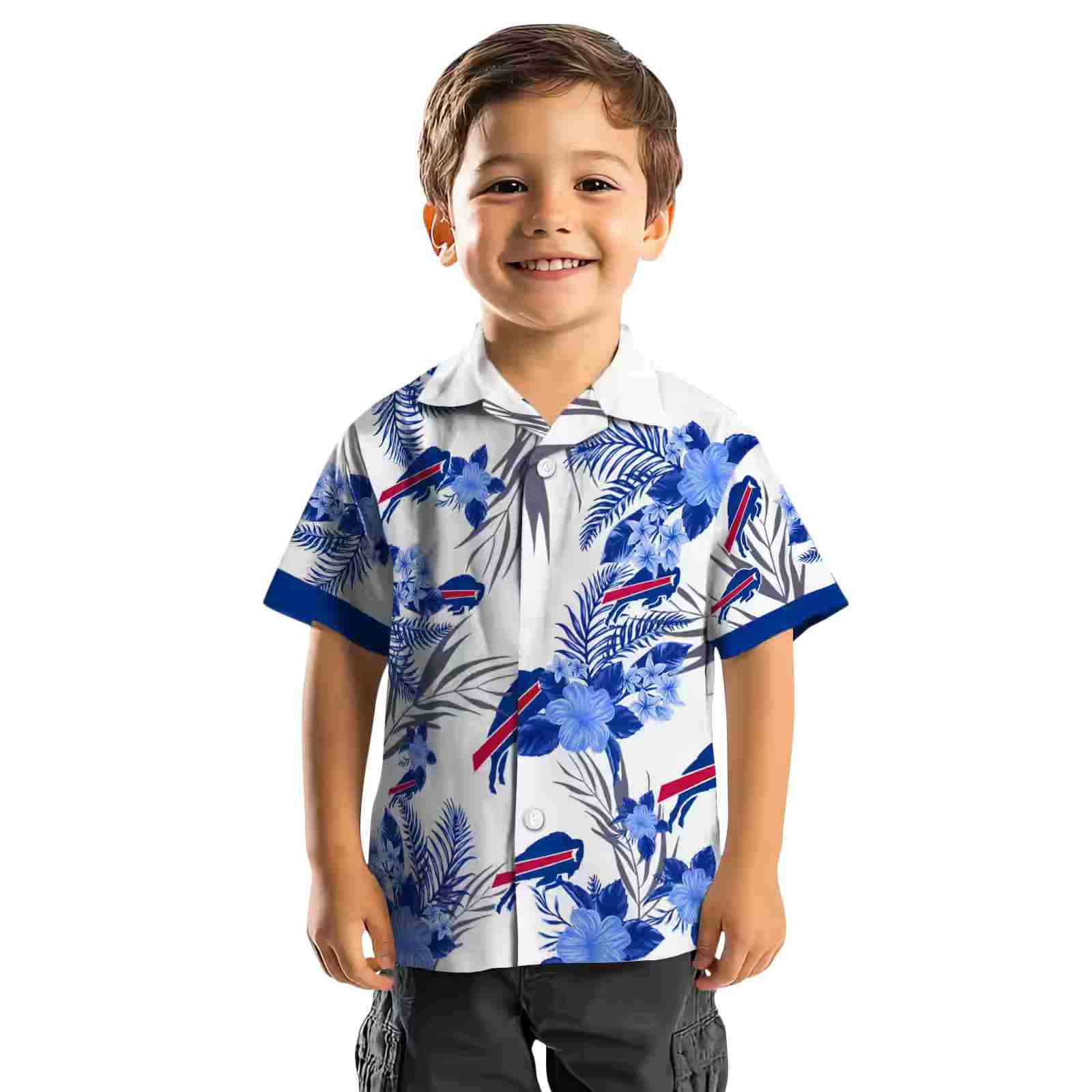 buffalo bills patriotic hibiscus design blue white hawaiian shirt top rated