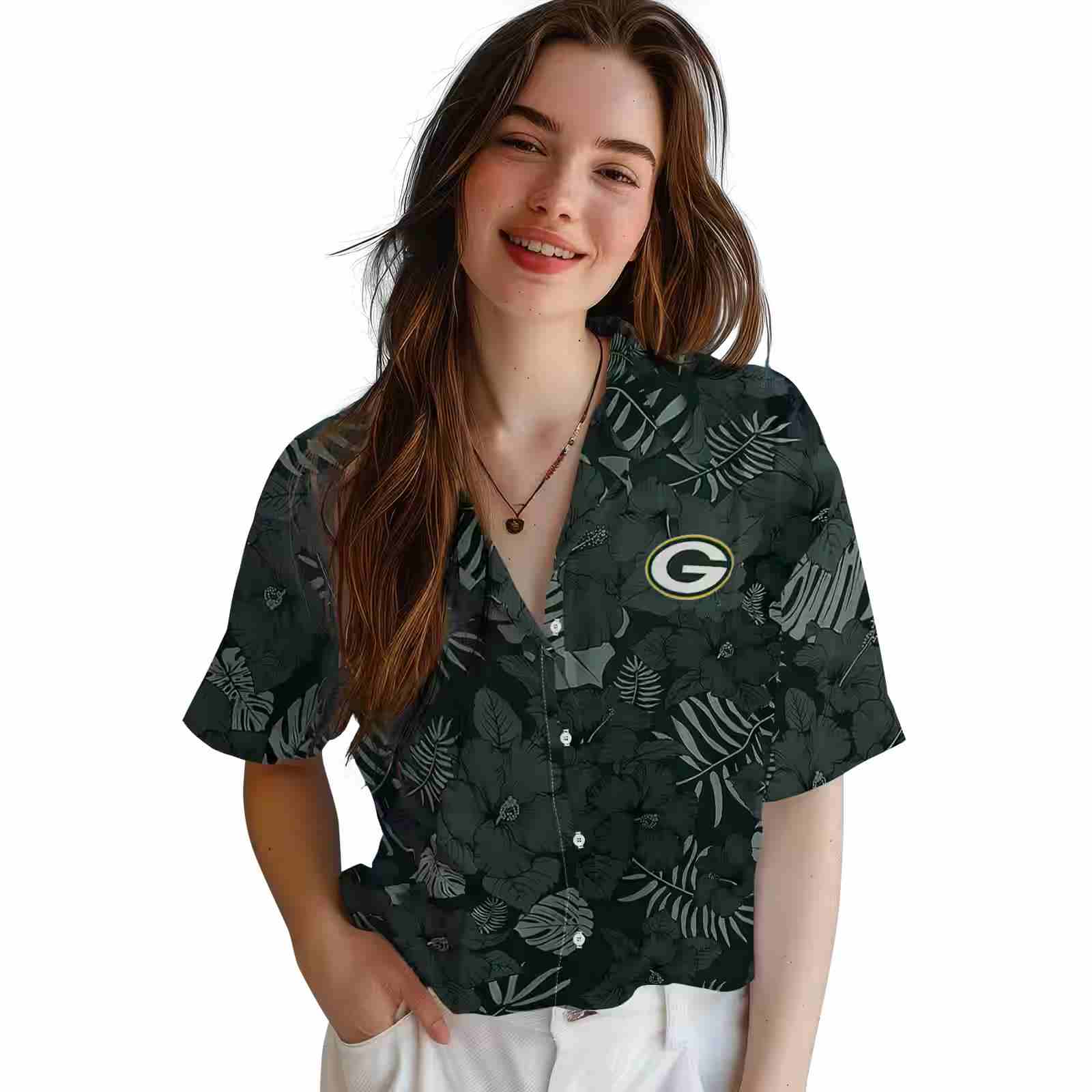 green bay packers jungle vibes green hawaiian shirt latest model