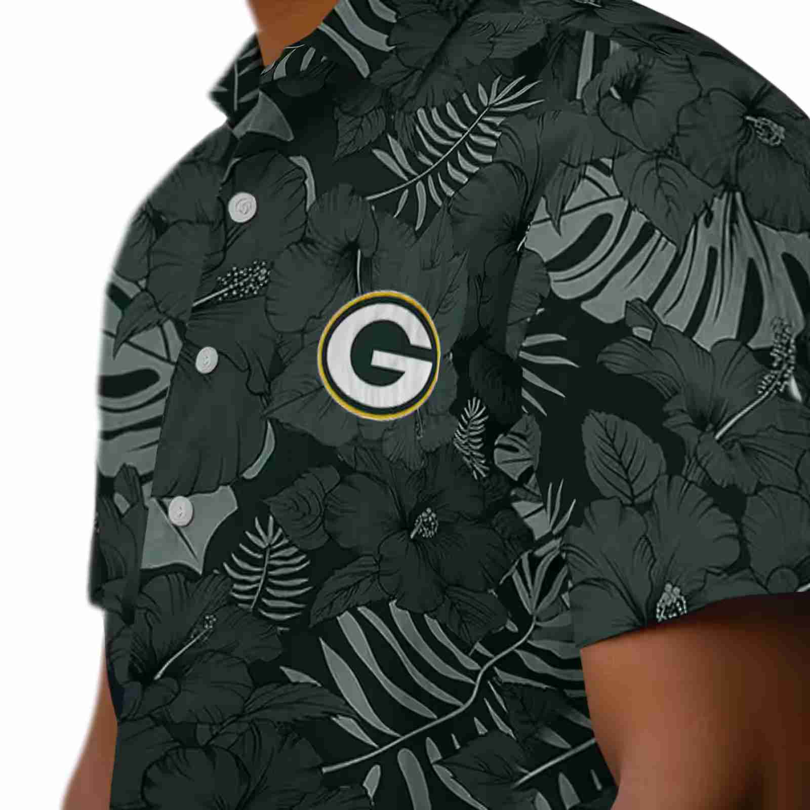 green bay packers jungle vibes green hawaiian shirt trendy