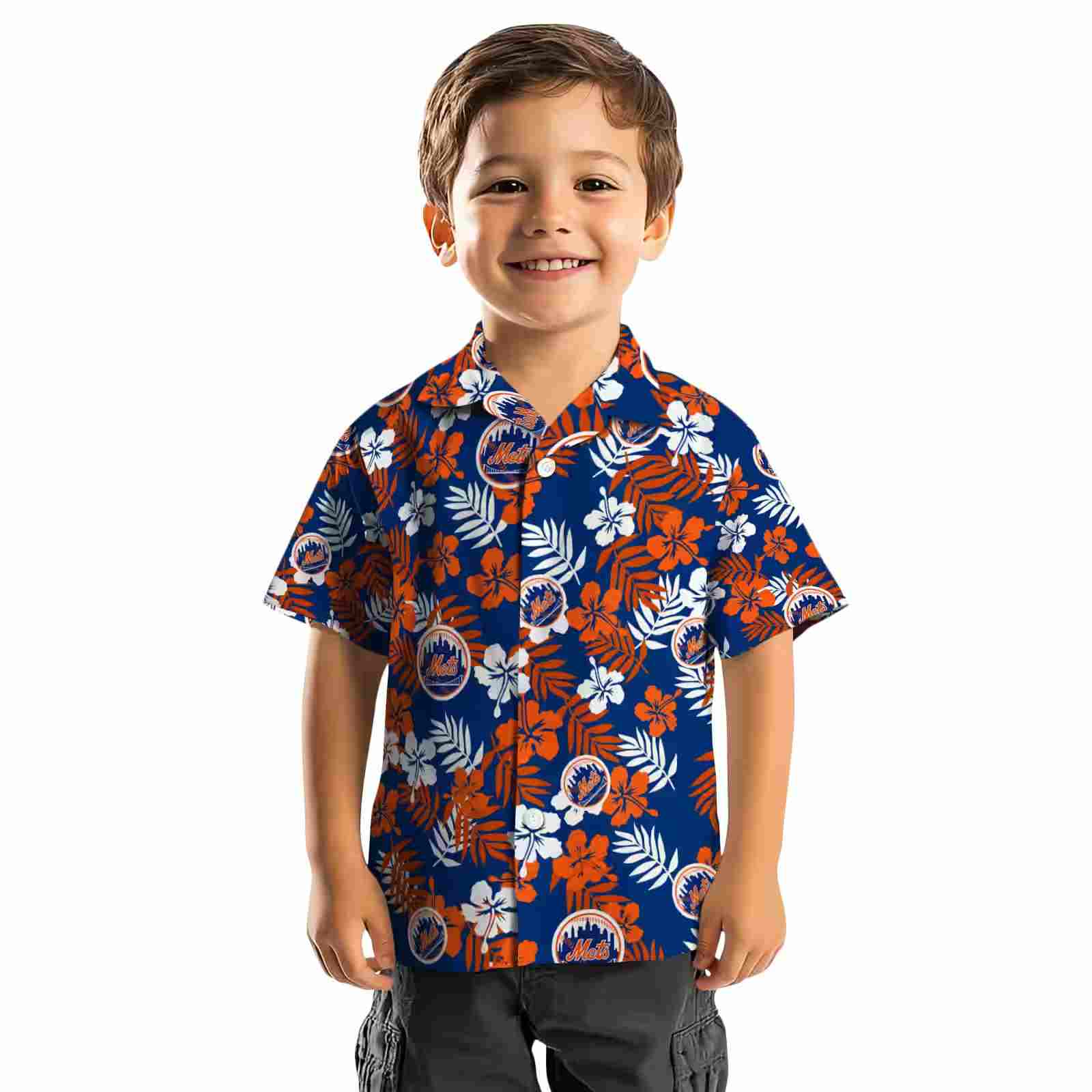 new york mets tropical floral blue hawaiian shirt top rated