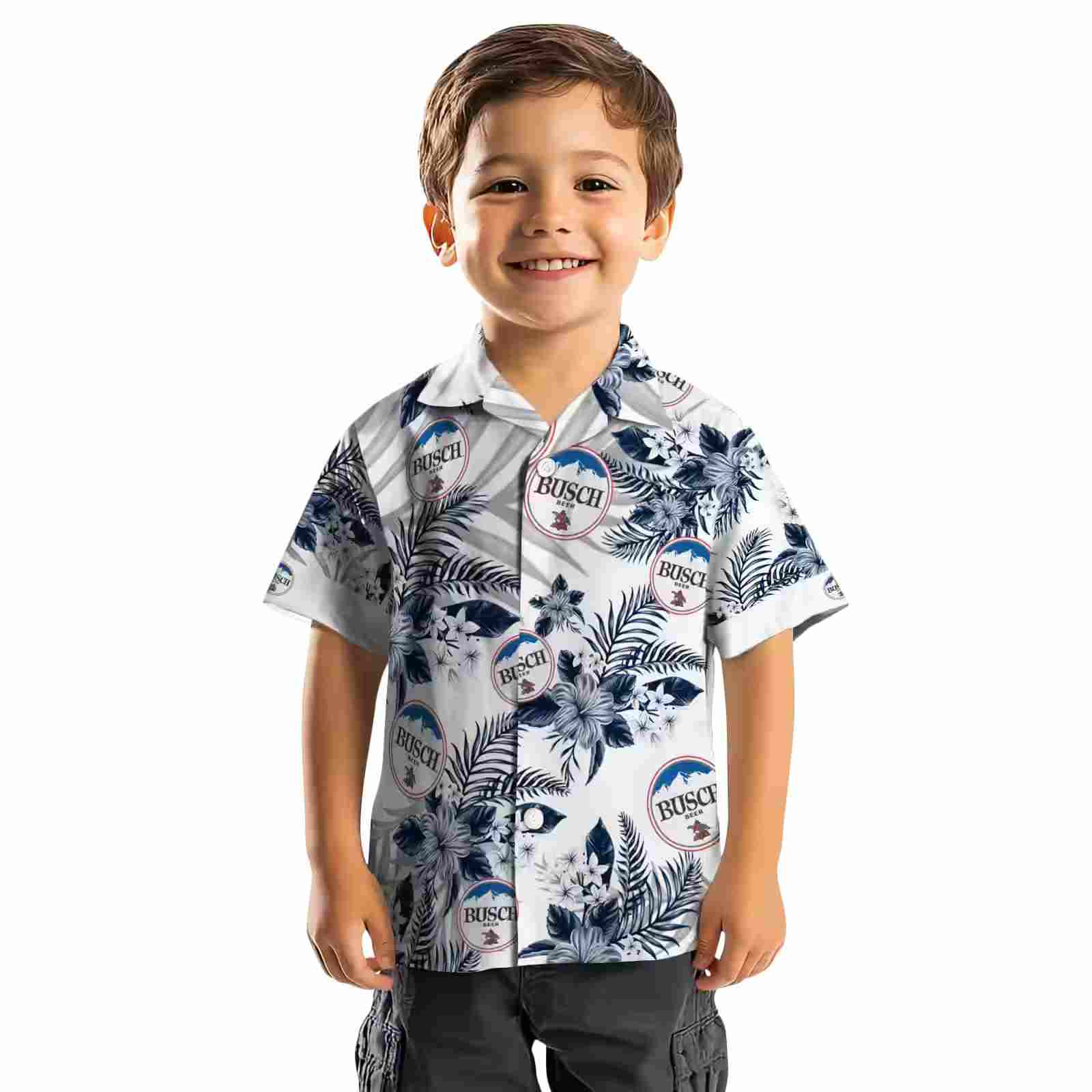 penn state nittany lions hibiscus palm leaves blue white hawaiian shirt top rated