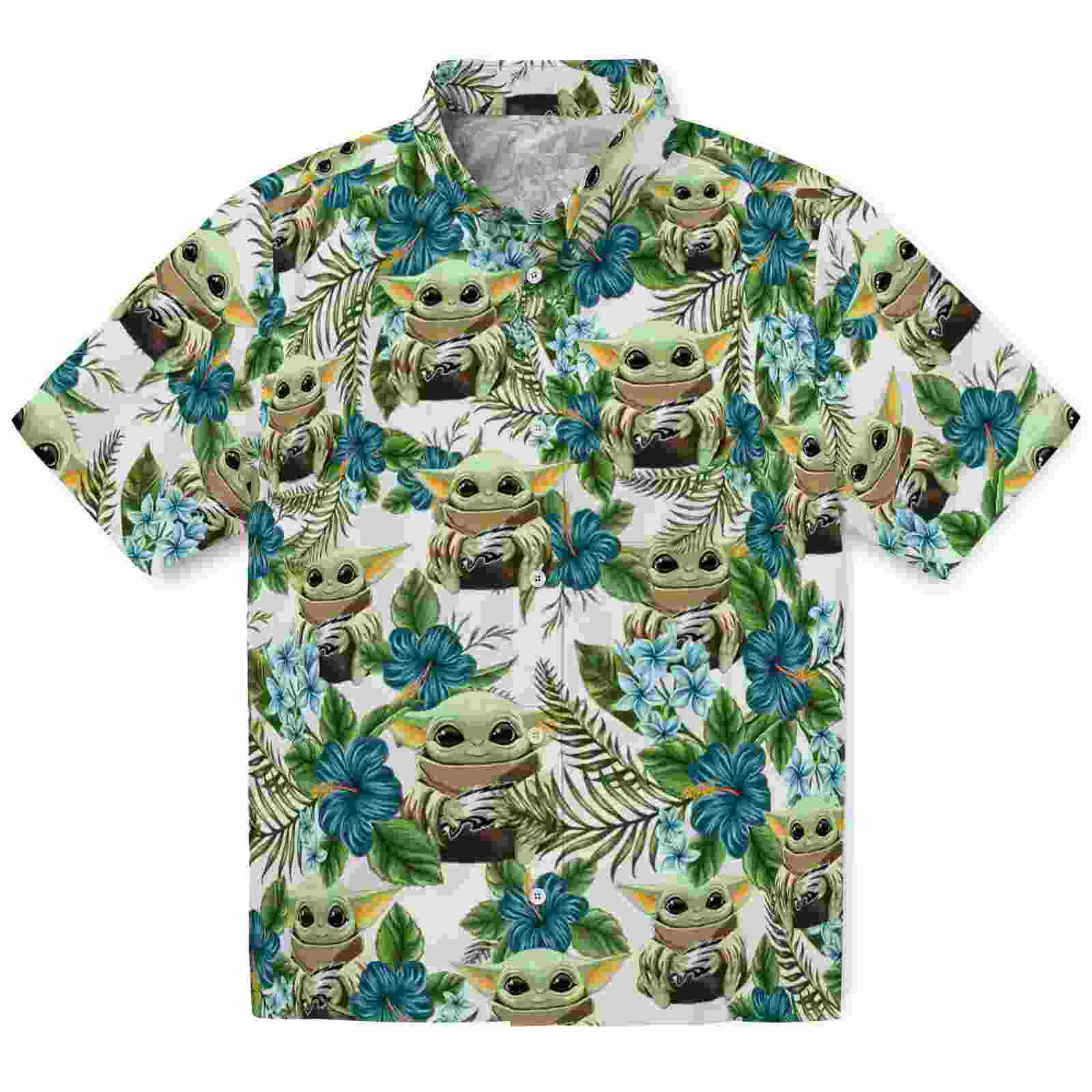 philadelphia eagles tropical yoda green hawaiian shirt best selling