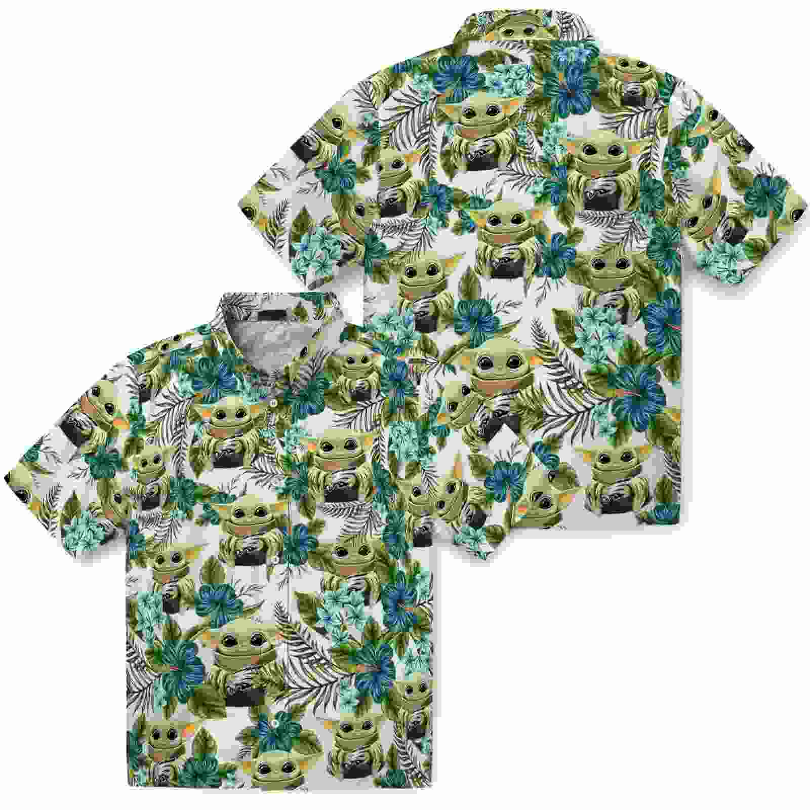 philadelphia eagles tropical yoda green hawaiian shirt high quality