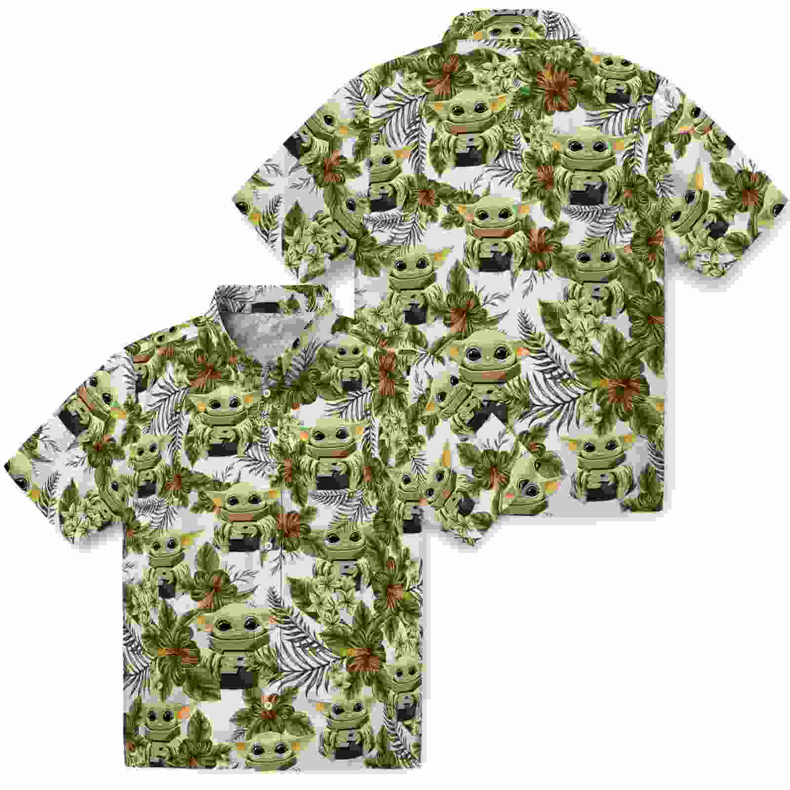 purdue boilermakers tropical yoda green hawaiian shirt high quality