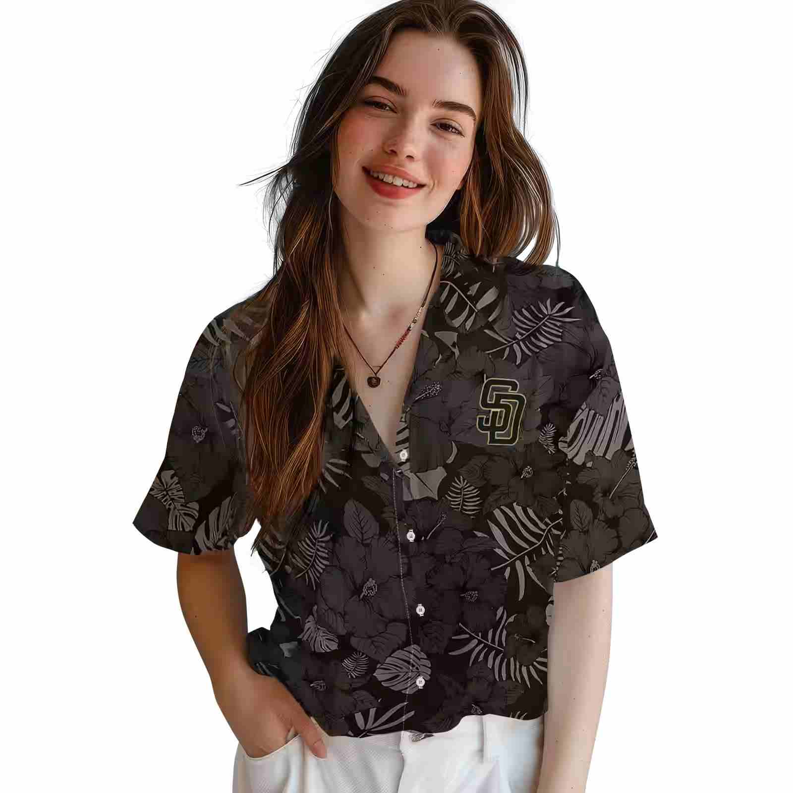 san diego padres jungle vibes brown hawaiian shirt latest model