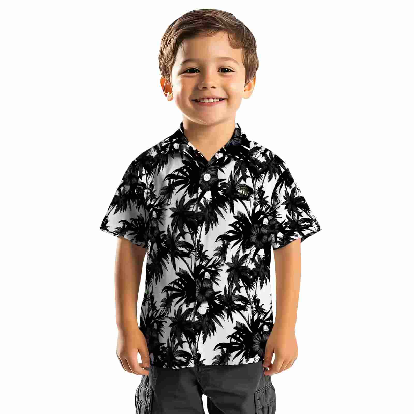 san diego padres palm motifs black white hawaiian shirt top rated