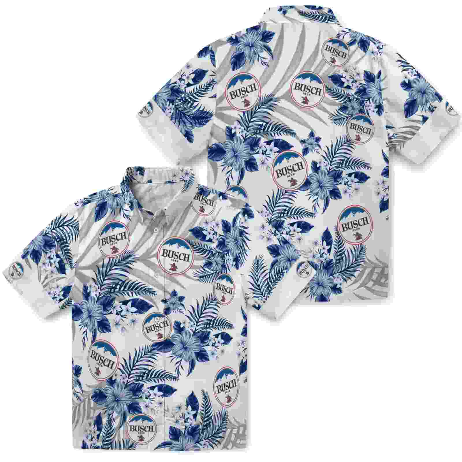 texas rangers hibiscus palm leaves blue white hawaiian shirt high quality