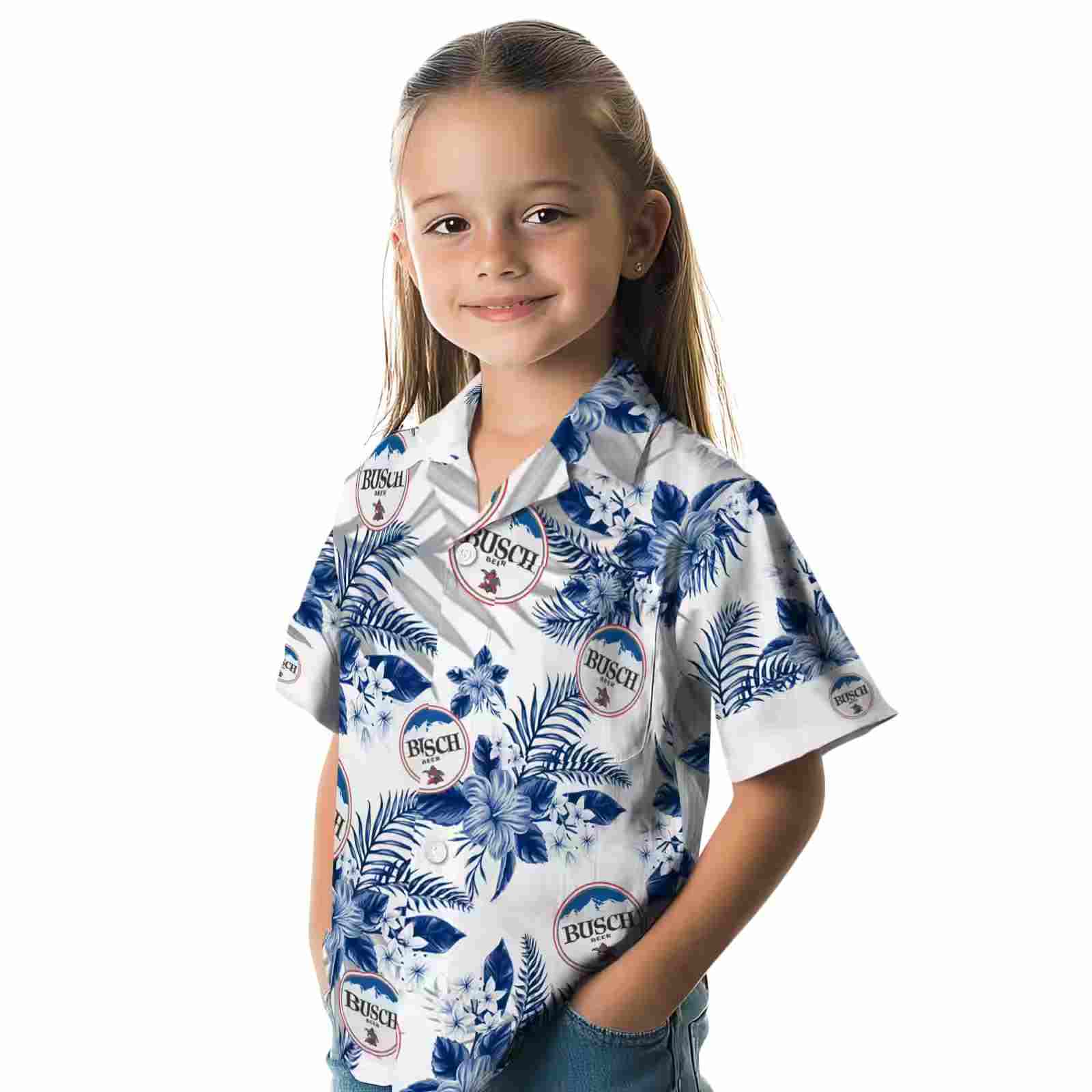 texas rangers hibiscus palm leaves blue white hawaiian shirt premium grade