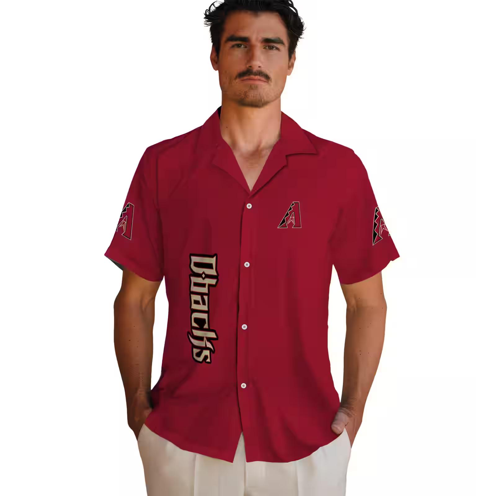 arizona diamondbacks stuart minion red hawaiian shirt fashion forward