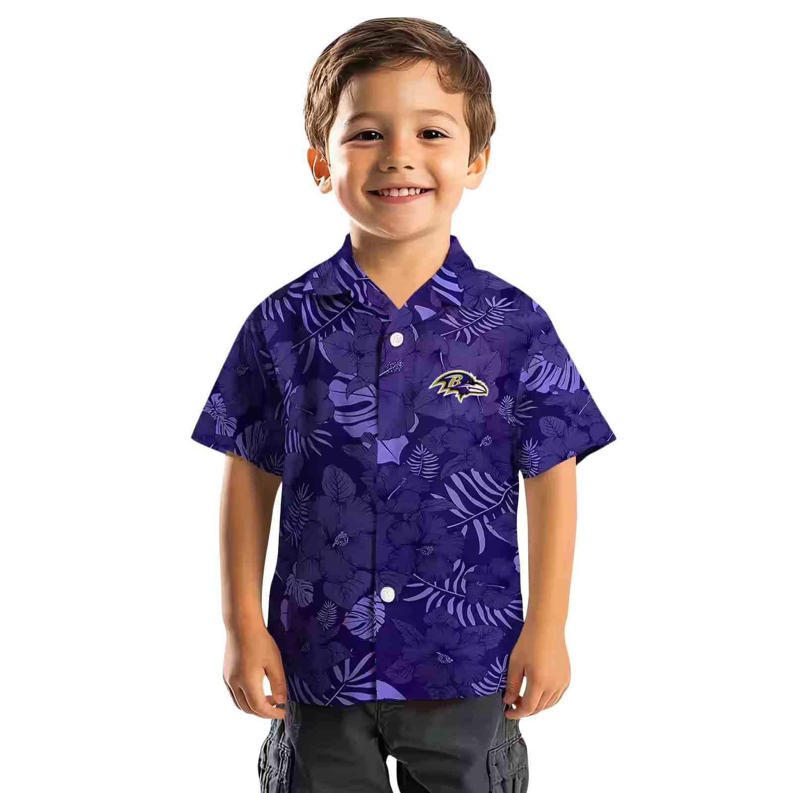 baltimore ravens jungle vibes purple hawaiian shirt top rated