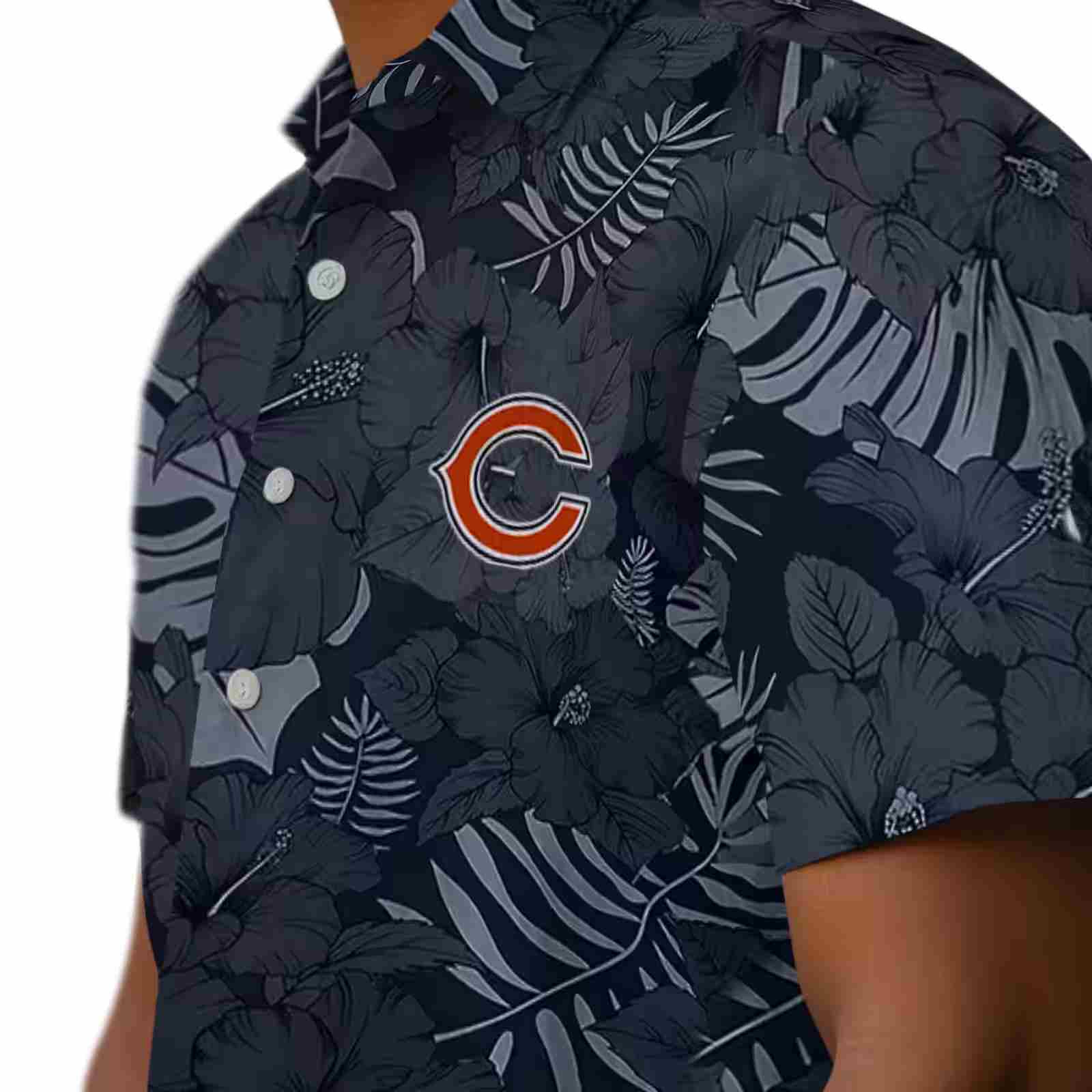 chicago bears jungle vibes blue hawaiian shirt trendy