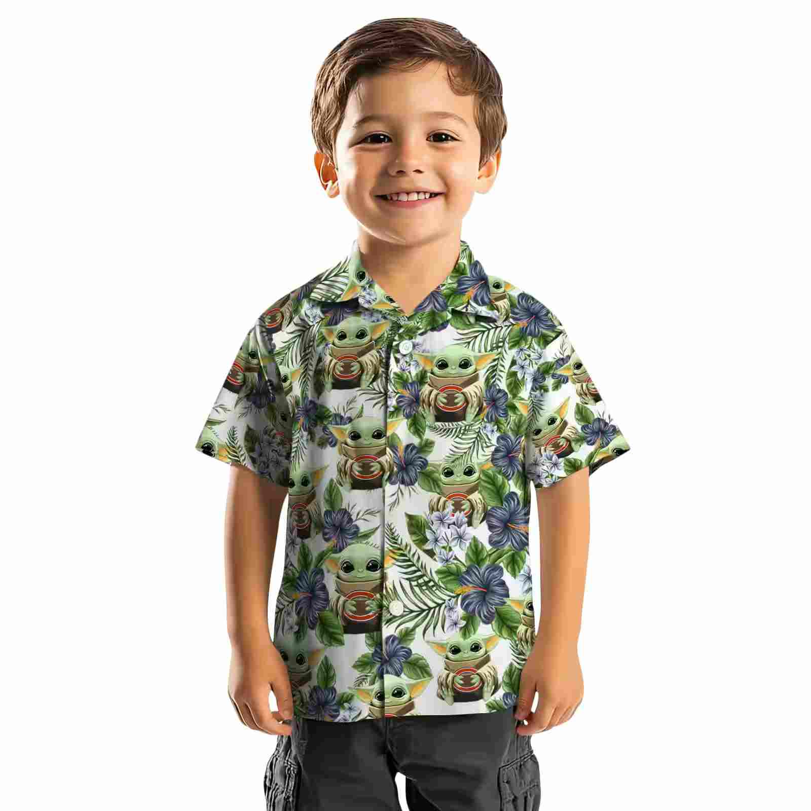 chicago bears tropical yoda green hawaiian shirt top rated