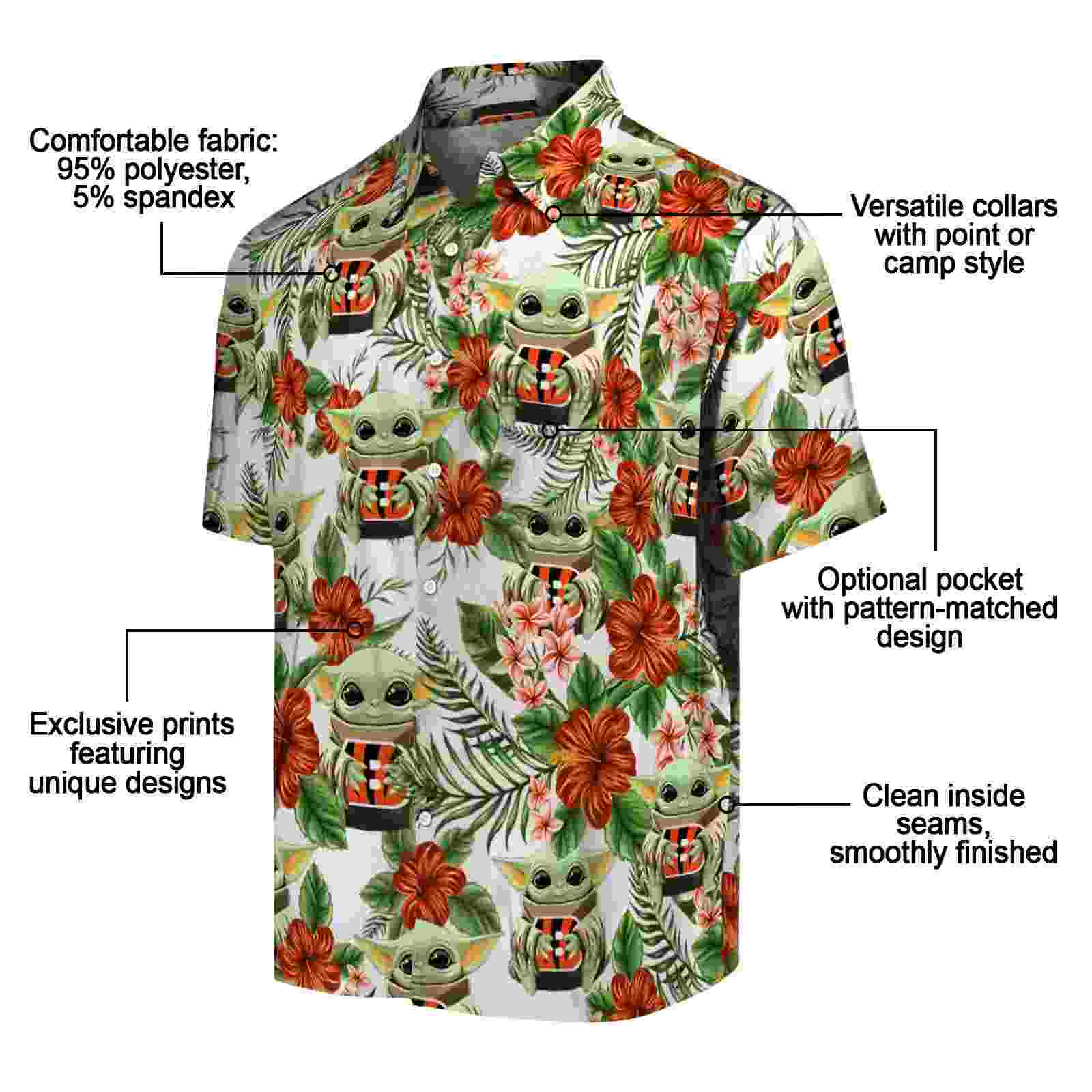 cincinnati bengals tropical yoda green hawaiian shirt new arrival