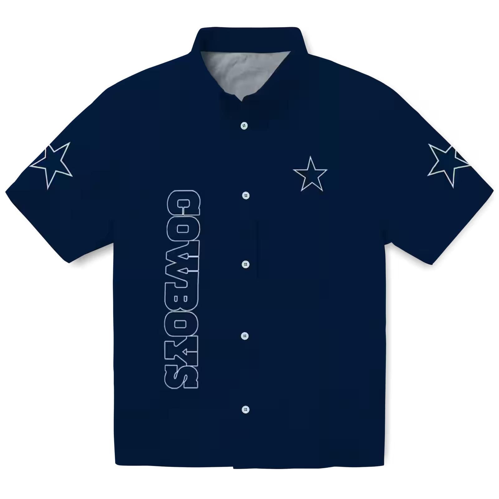 Dallas Cowboys Stuart Minion Blue Hawaiian Shirt