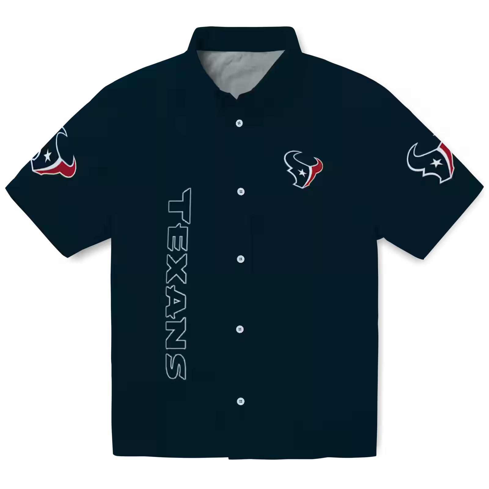 Houston Texans Stuart Minion Blue Hawaiian Shirt