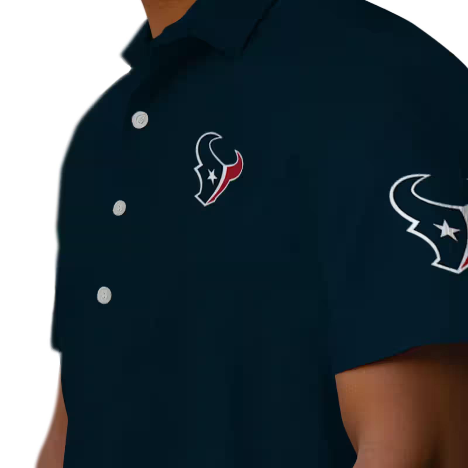 houston texans stuart minion blue hawaiian shirt trendy