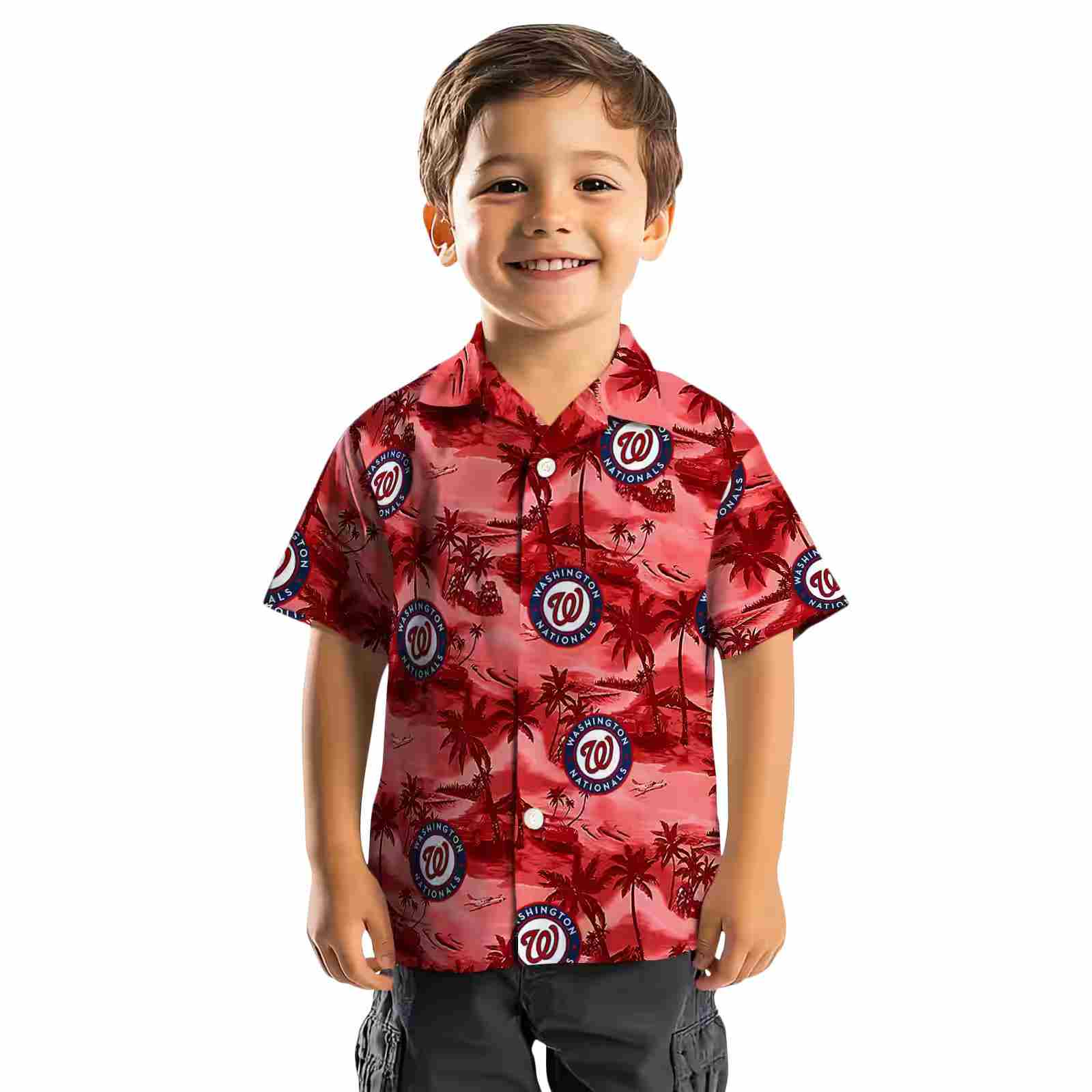 washington nationals coastal palms red hawaiian shirt top rated