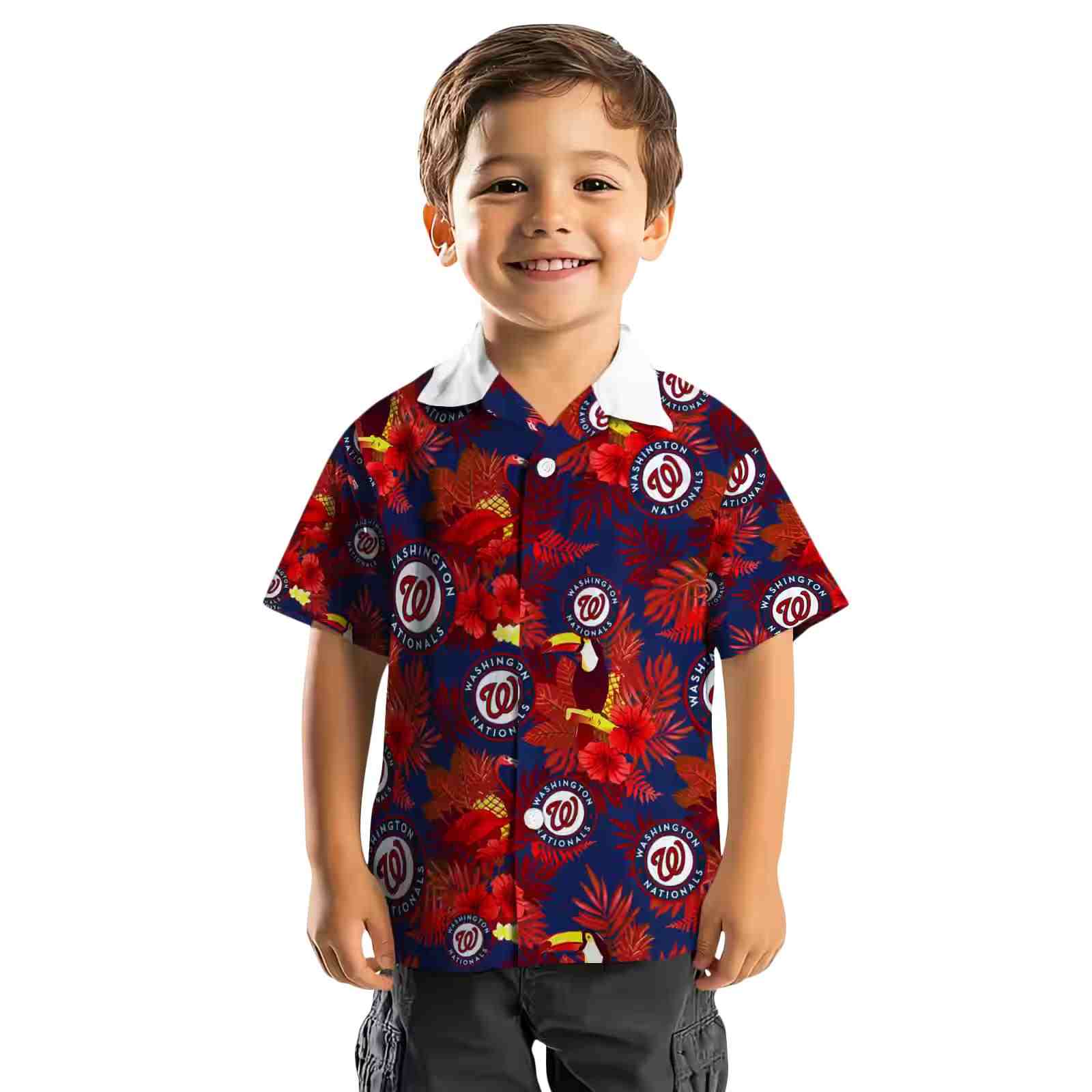 washington nationals floral toucan red hawaiian shirt top rated