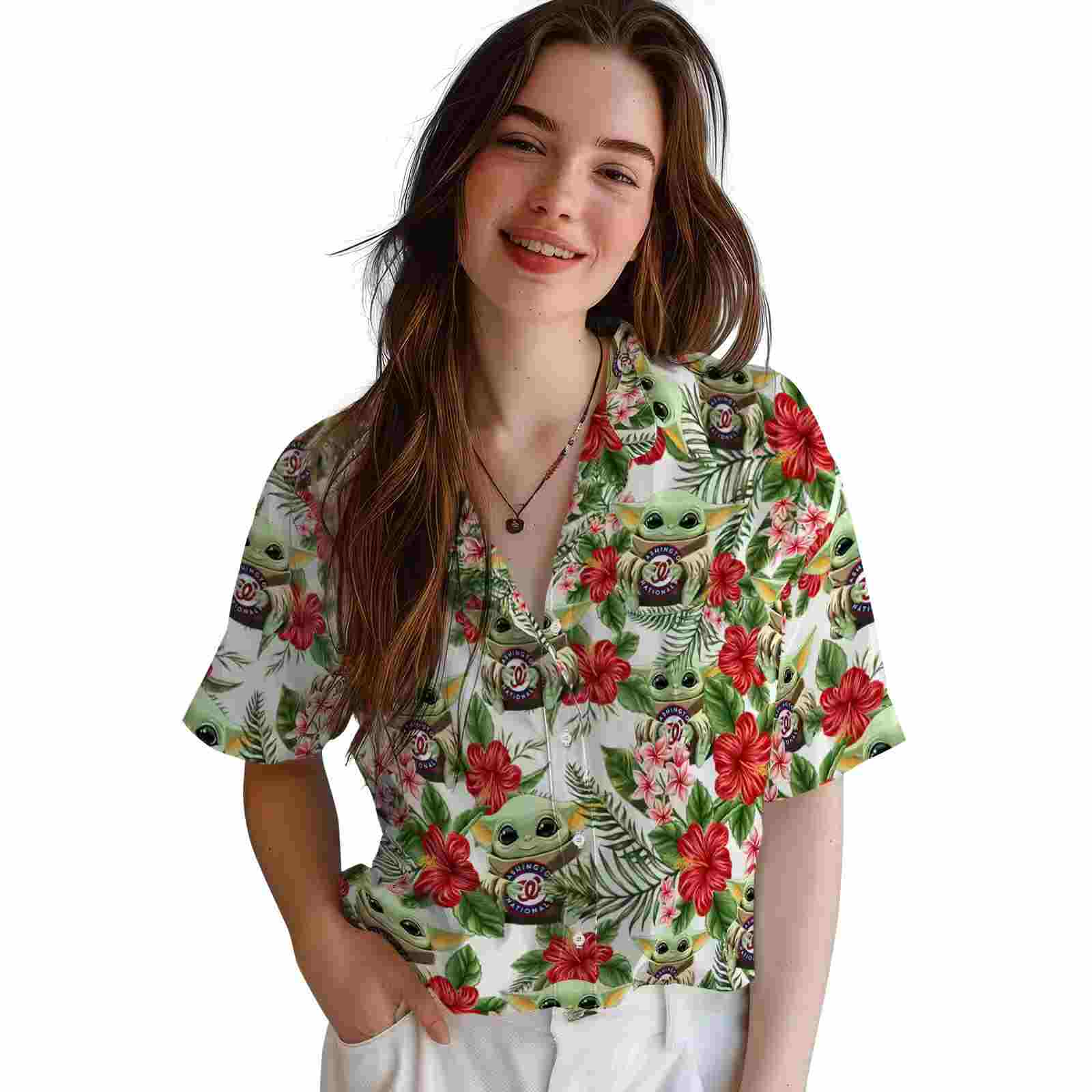 washington nationals tropical yoda green hawaiian shirt latest model