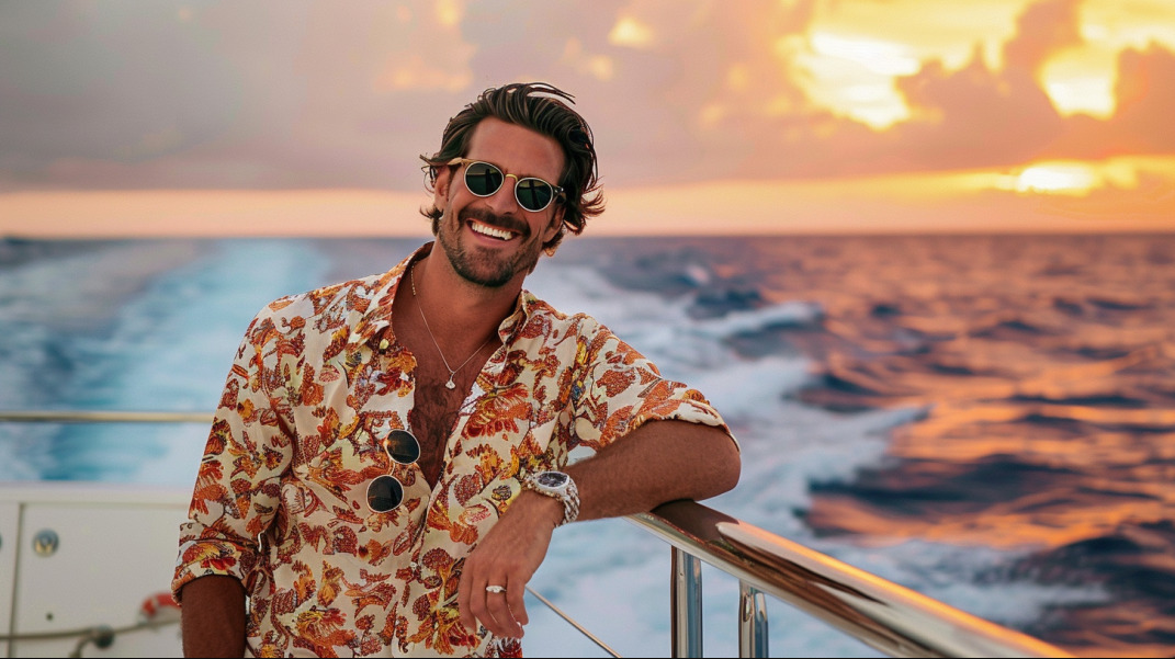 are there wrinkle free aloha hawaiian print shirts