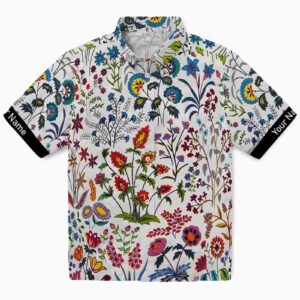 Colorful Bloom Personalized Hawaiian Shirt